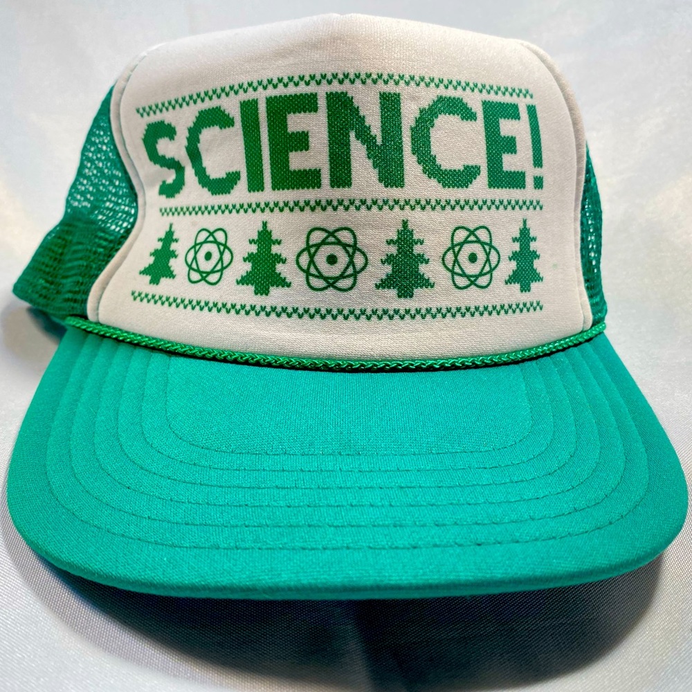 Holiday SCIENCE! Snapback Trucker Cap by OTTO nwot